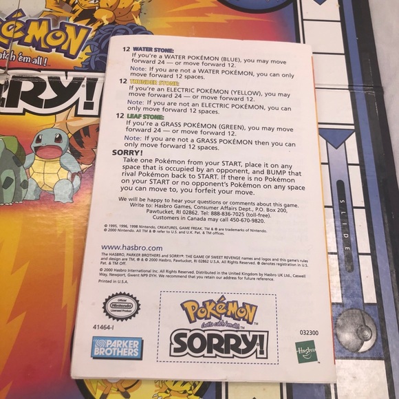 Pokémon Sorry Got to Cath Them All Board game - Picture 2 of 6